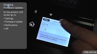 disabling firmware updates for epson printers using chipless firmware