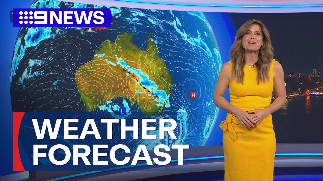 Australia Weather Update: Light showers across Central and Southern NSW | 9 News Australia