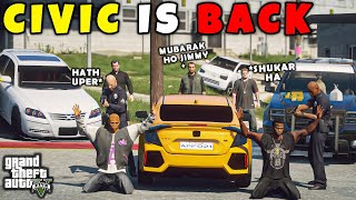 JIMMY'S CIVIC IS BACK | GTA 5 | Real Life Mods #191 | URDU |