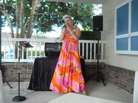 Petrina Singing at Oasis Pool May 31, 2013