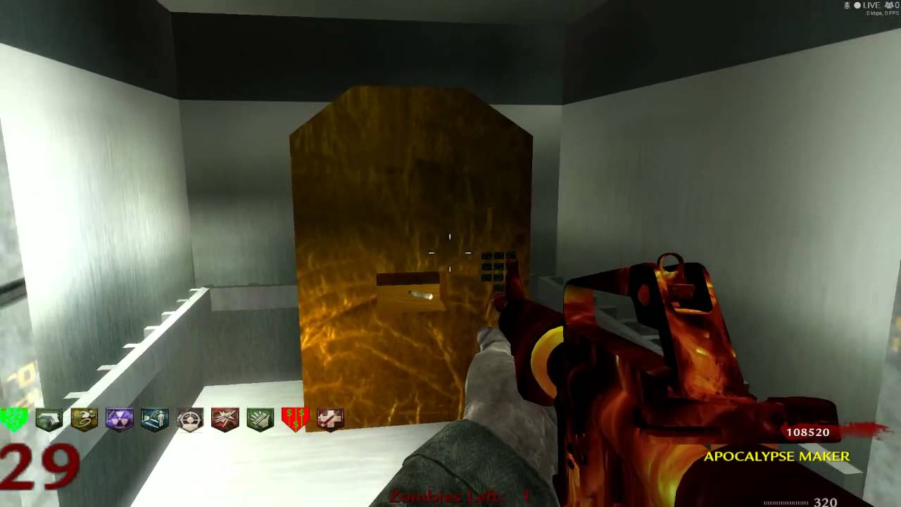 CoD:WaW The Crazy Place | Perk Locations, Easter Egg, Ending and Easter Egg Perk?!?!