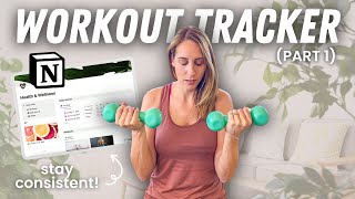 EasytoBuild Notion Workout Tracker (Part 1) | Perfect for Beginners!