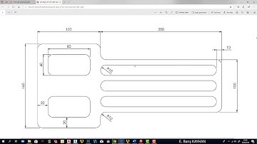 Autocad 2d Drawing Tutorial - 20 Days of Cad Exercises Example 4