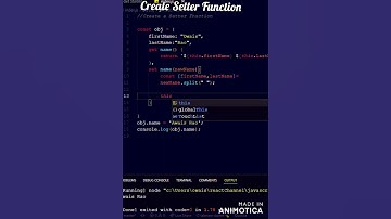 How to create a setter function on a javascript object literal