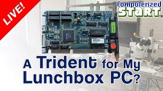 Is This Trident TLCD9100B Video Card Compatible With My Lunchbox PC LCD? (Computerized Start™ Live)
@JVHShack picked up a lunchbox PC enclosure for me at VCF Midwest 2023. For $20, it seemed like a good deal, as it included the matching keyboard and the screen seems to be in good condition.
However, it was missing the matching video card, and I have been unable to locate a data sheet for the screen, much less for the enclosure. I thought Id end up having to replace the vintage panel with a modern one... until one of my eBay saved searches found a Trident video card that I had not seen before: a Trident TLCD9100B-based video card.
Better yet, the connectors on the graphics card seem to match those coming off the LCD panel. And the seller showed the graphics card working... so I Bought It Now.
Did I just find the original video card for my lunchbox PC? Will it work? Will I find some appropriate parts to build into a lunchbox PC? Youll have to watch to find out!
*
Use discount code JUSTINTIME for for 5% off all Computerized Start™ merchandise at https://shop.jdmcs.com.
*
Ways to Support the Channel:
☕️ Tips or Support via Ko-fi: https://ko-fi.com/jdmcs
🈷️ Support me on Patreon: https://www.patreon.com/jdmcs
📦 Amazon Wishlist: https://jdmcs.net/wishlist
... or simply do the YouTube things: Like/Dislike, Comment, Subscribe, Enable Notifications, and participate in the Chat. These things help the channel, too!
**
Read Computerized Start™, my Official Blog: https://jdmcs.net/myblog
Follow me on Instagram: https://jdmcs.net/myinstagram
Follow me on Twitter: https://jdmcs.net/mytwitter Is This Trident TLCD9100B Video Card Compatible With My Lunchbox PC LCD? (Computerized Start™ Live)