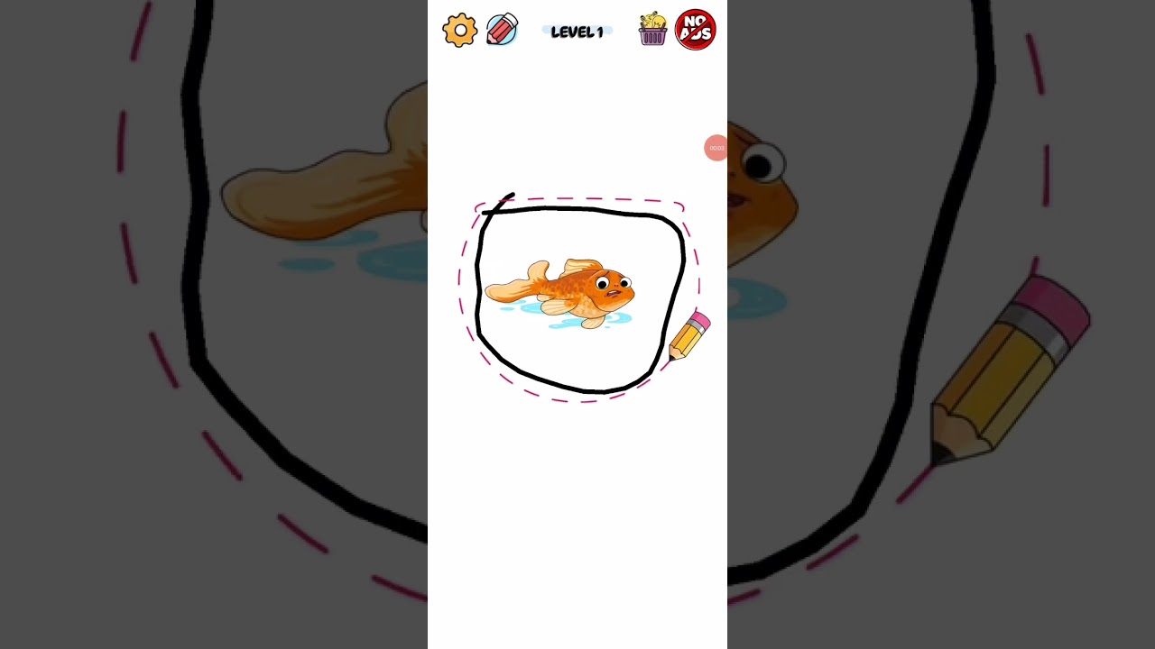 Braindom Draw Puzzle: Sketch Level 1