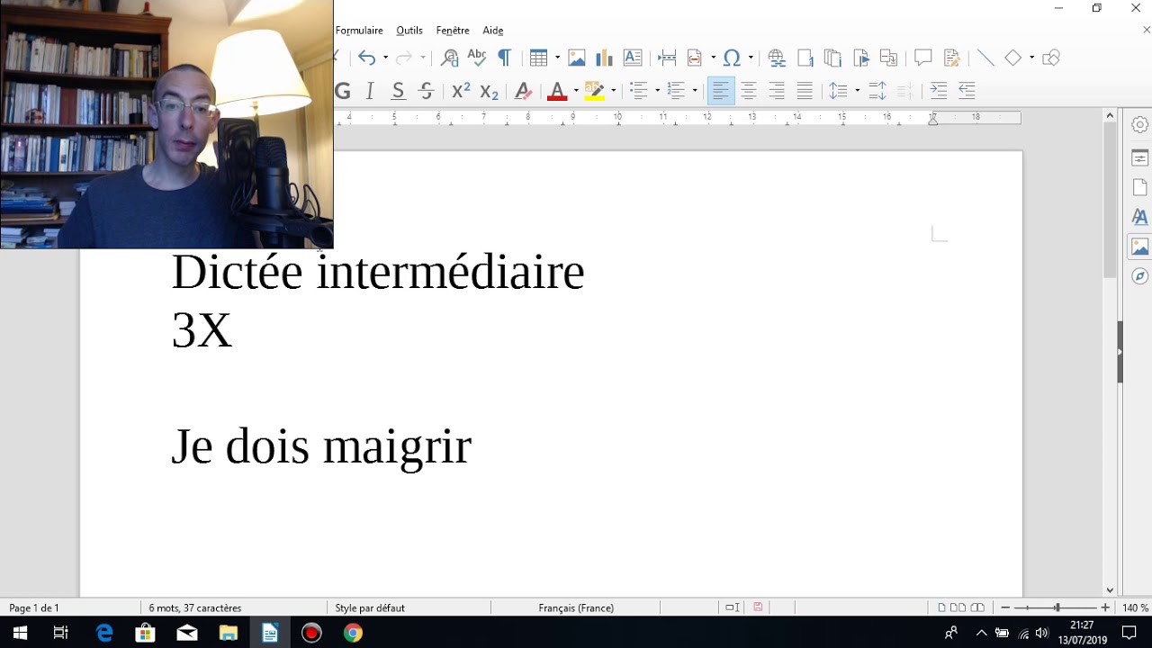French Dictation/ Dictée- Je dois maigrir- A2 culture and imperialism