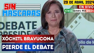 #SinMáscaras | Claudia FINIQUITA a Xóchitl; NO conectó NINGUN golpe el PRIAN