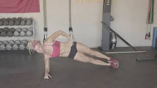 How to do Side Plank Hip Taps