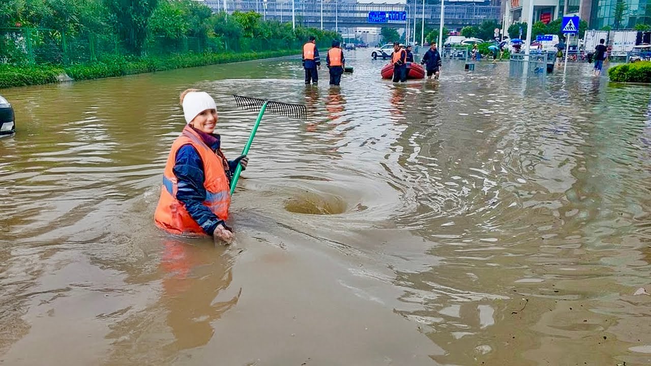 Clearing the Way Unclogging Storm Drains to Prevent Flooding! - YouTube