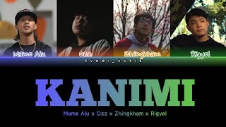 Kanimi - @mamealu x Ozz x Zhingkham x Rigyel (color coded lyric)