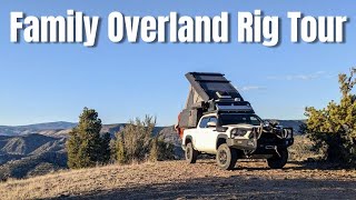 FAMILY OVERLAND OffRoad Rig Tour: Toyota Tacoma and Alucab Khaya