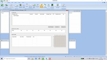Analysis of signals in BUSMASTER software