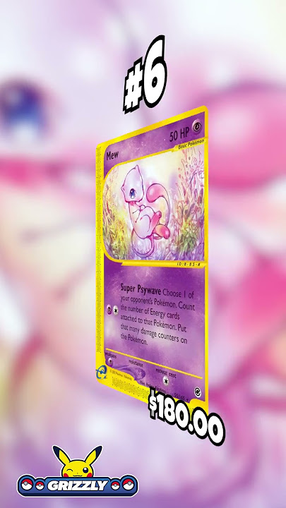Top 10 Mew Pokemon Cards