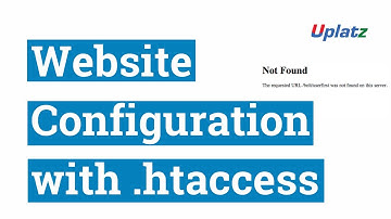 Website configuration with .htaccess file | What is .htaccess file and How to use it | Uplatz