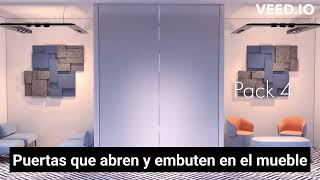 Sistema corredizo Accuride 1532 para puertas giratorias que embuten dentro del mueble