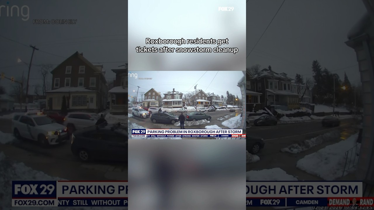 Roxborough residents get tickets after snowstorm cleanup
