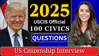 2025 random 100 civics questions and answers - US citizenship interview I N400 Interview