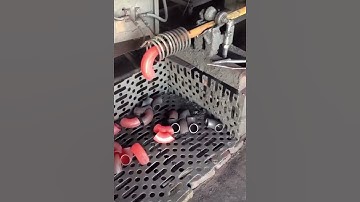 Forming elbow pipes with induction heating, amazing 😎