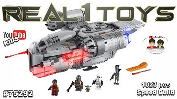 2020 LEGO Star Wars #75292 RAZOR CREST speed build Review!