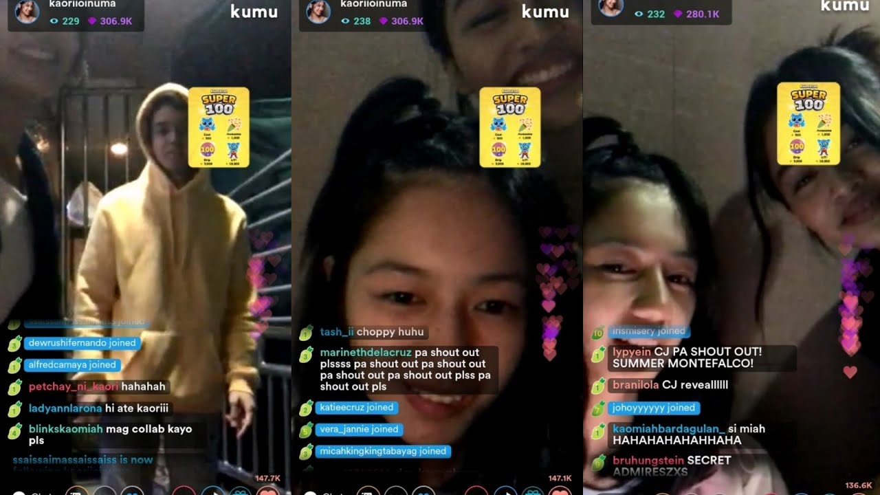 Kaori joining 100th Campaign on Kumu (part 1)