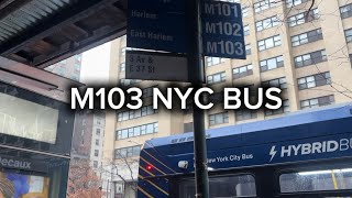 M103 NYC Bus #9861 - 1/18/2026