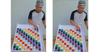 IQ Challenge Game Stripe Colorful Balls Puzzle Challenge, Fast Fun resolve Ball IQ Game