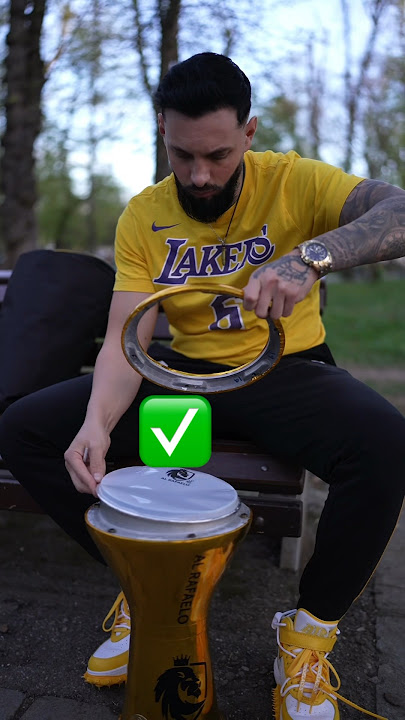 My gold darbuka is broken😭 #alrafaelo #darbuka