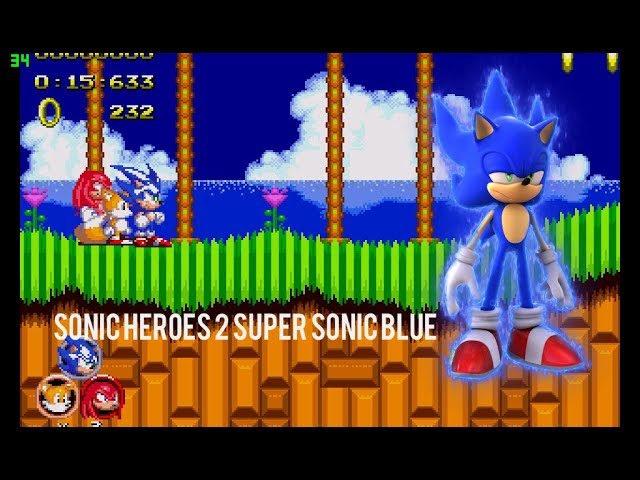 Sonic Heroes 2 Super Sonic Blue 