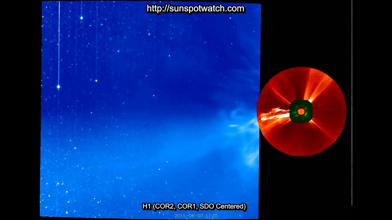 Zoom View of Prominence Eruption and X-Ray Flare - M2.5 Magnitude - June 7 2011