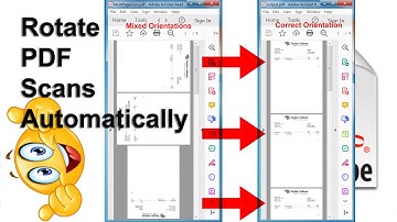 Rotate PDF Scans Automatically with Batch PDF Flip 360 - Simple Example of Usage