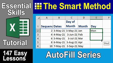 2-14: Use AutoFill Excel Series (Months, Days, Dates, Numbers & Text)
