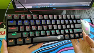 Redragon Lakshmi k606 review pt-br - teclado 60% barato screenshot 5