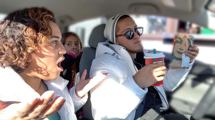 IGNORING MY GIRLFRIEND'S DRIVE THRU ORDER! *HANGRY Reaction*