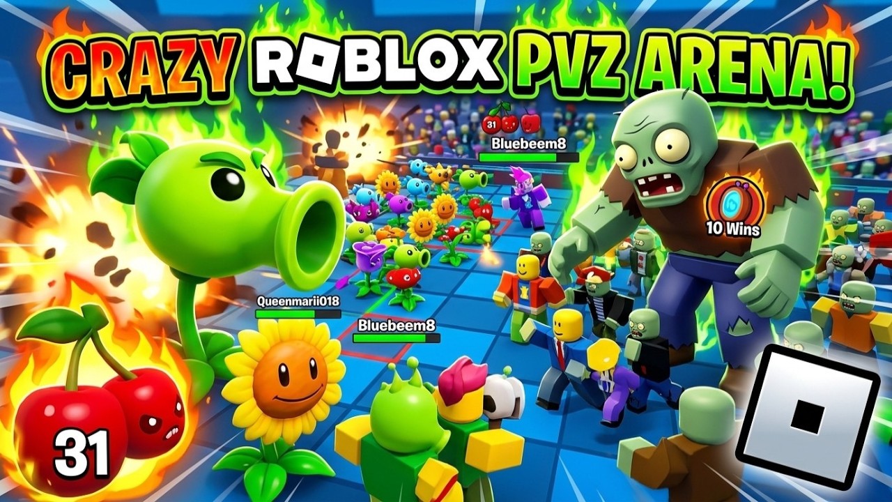 ቪዲዮ ፎር Zombies Vs Plants Arena በ Crazay Dance | Roblox | የጨዋታ አጨዋወት፣ ያለ አስተያየት፣ አንድሮይድ ን ጥንተ ተንታኝ
