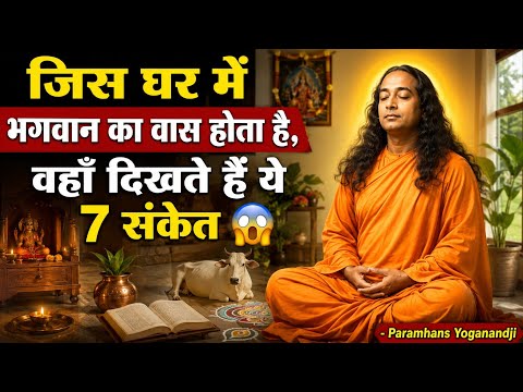 जिस घर में भगवान का वास होता है वहाँ दिखते हैं ये 7 संके 😱 Paramhans yoganandji
