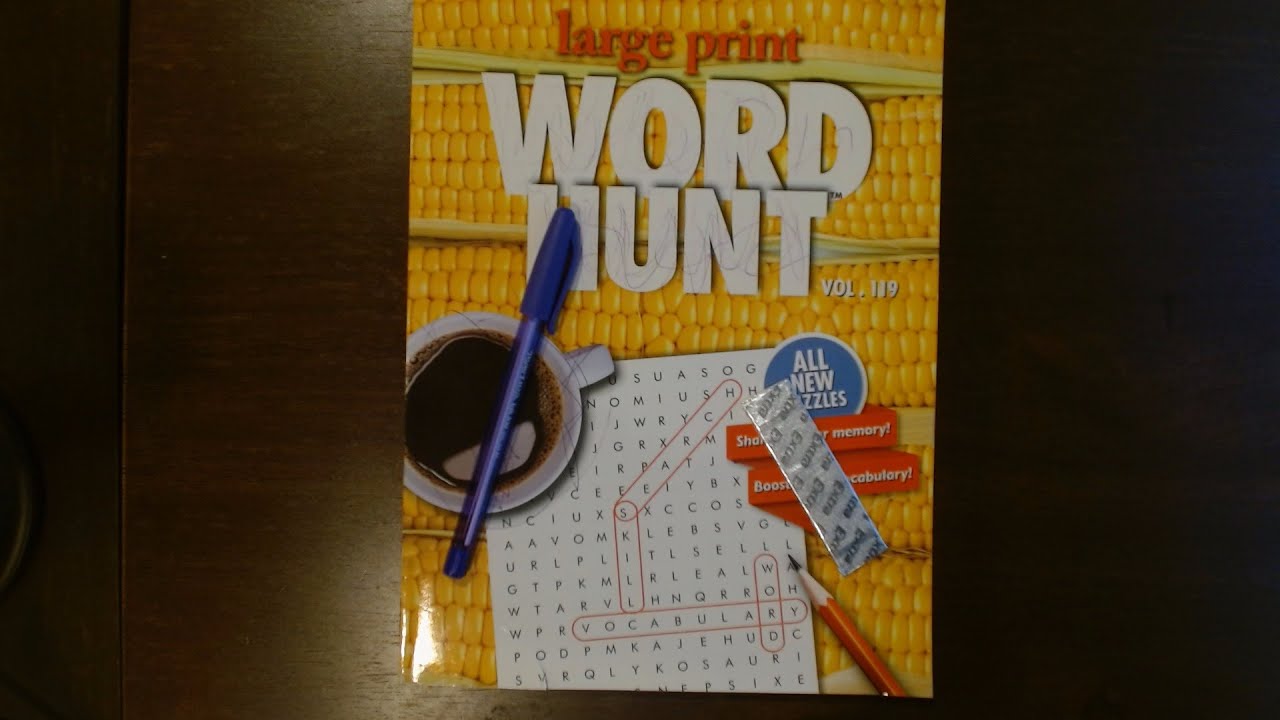 ASMR Gum Chewing Word Search