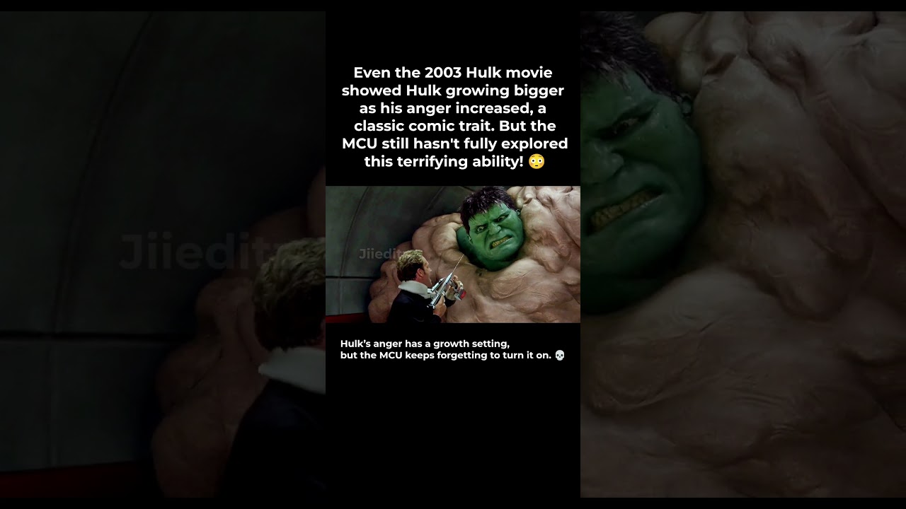 Why Did The MCU FORGET Hulk’s Anger Power? 💀 #marvel #marveldetails #ironman #marvelstudios