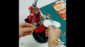 How to make a KEYCHAIN BADGE step-by-step (58mm)