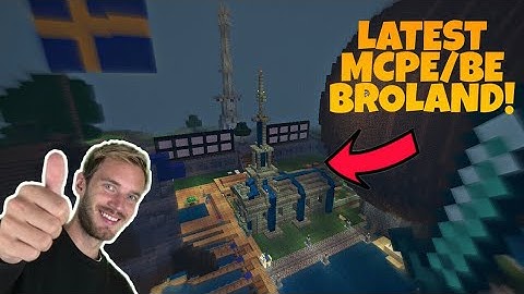 Pewdiepie Broland map UPDATE! Minecraft pocket edition/bedrock edition