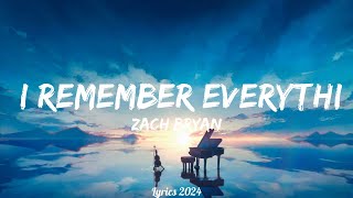 Zach Bryan - I Remember Everything (Lyrics) ft. Kacey Musgraves  || Music Kylen