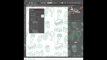 How to Create Patterns for Food Wrapper Using Adobe illustrator