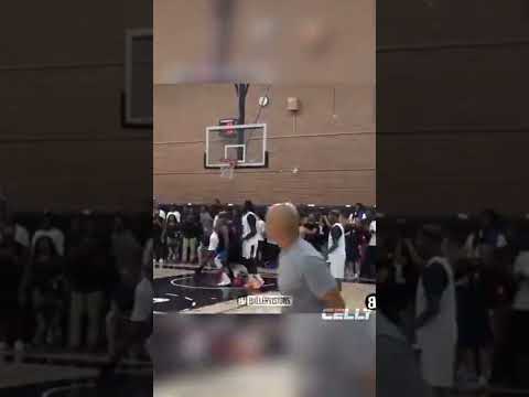 NBA Player gets crossed at the Drew League 😂  #shorts