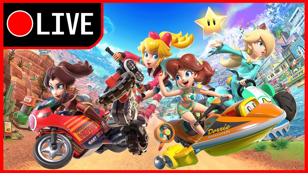Continuando o Modo Livre | Mario Kart World [🔴LIVE 497]