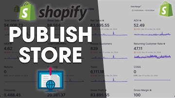 How To Publish Your Shopify Store (Make Your Store Public) Easy