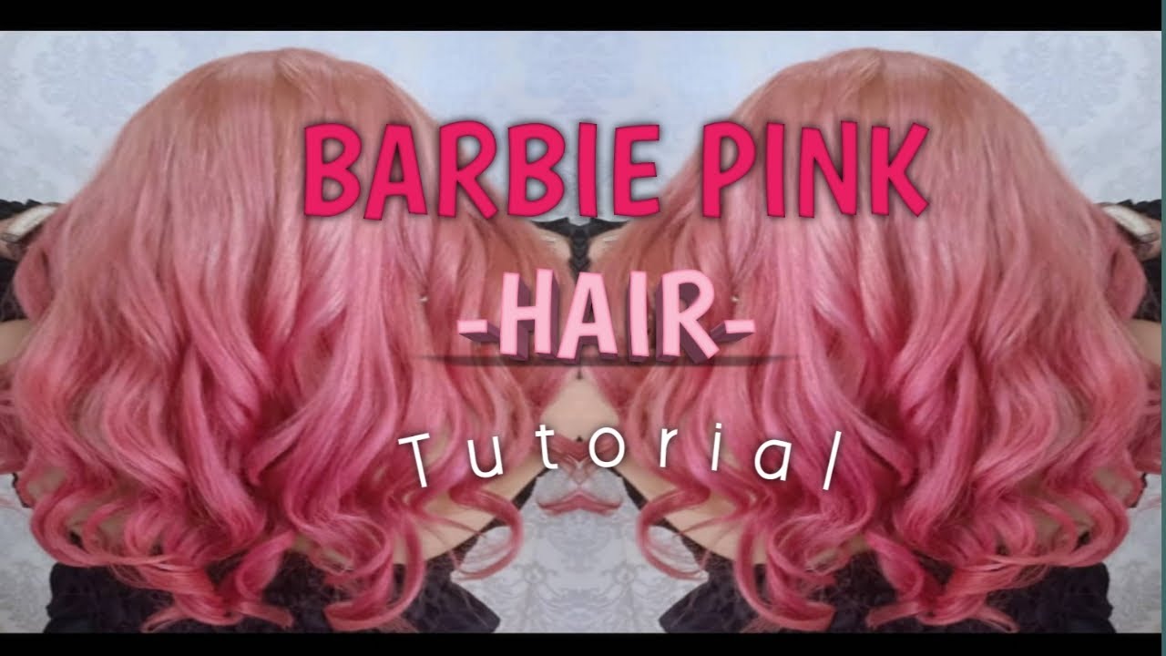  Warna  Rambut  Barbie Pink  Tutorial ala Tias Red YouTube