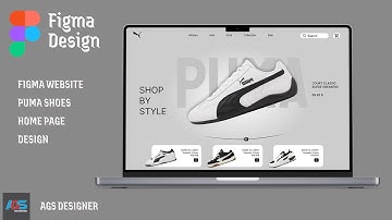 Figma Shoes Website Design | Puma Shoes Home Page UI/UX Tutorial | Modern E-Commerce UI