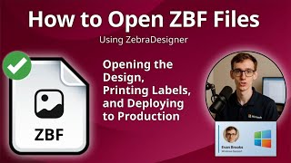How to Open ZBF Files (ZebraDesigner)