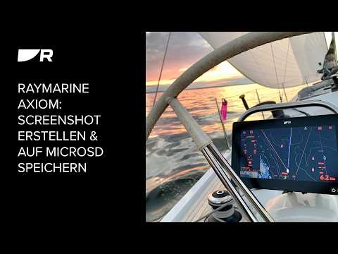 Raymarine Axiom: Screenshot erstellen & auf microSD speichern