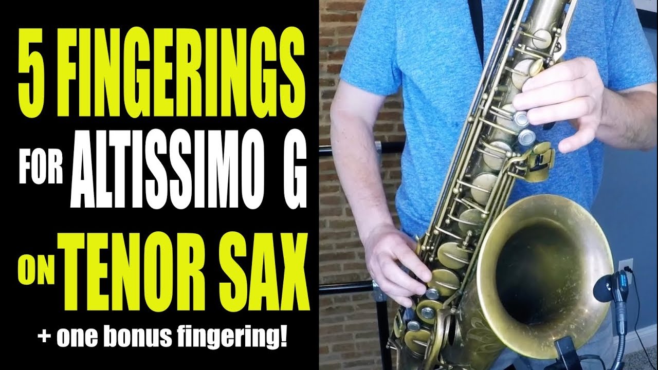 Tenor Sax Altissimo Chart